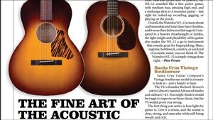 Vintage Guitar Magazine- WL-12 Review